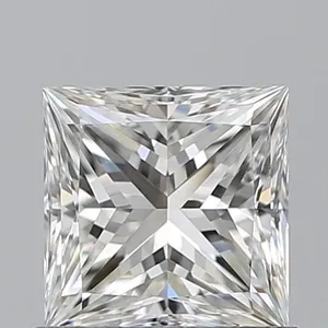 0.9ct PRINCESS H VVS2 Natural diamond