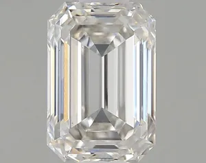 0.73ct EMERALD F VS1 Lab diamond