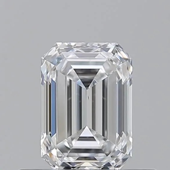 0.55ct EMERALD D VS2 Natural diamond