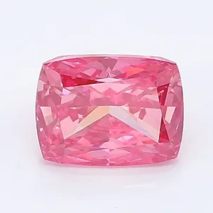 1.03ct CUSHION Fancy Vivid Pink VVS2 Coloured Lab diamond