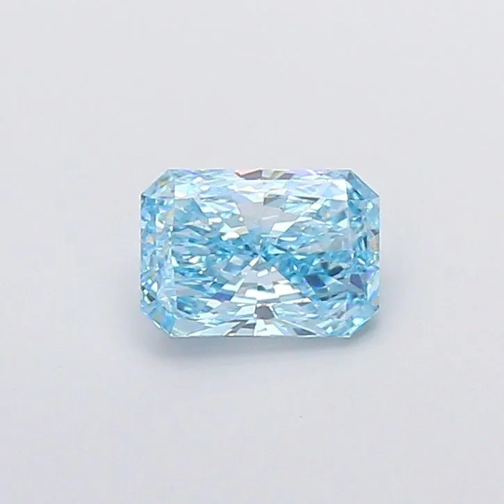 1.30ct RADIANT Fancy Vivid Blue VS1 Coloured Lab diamond
