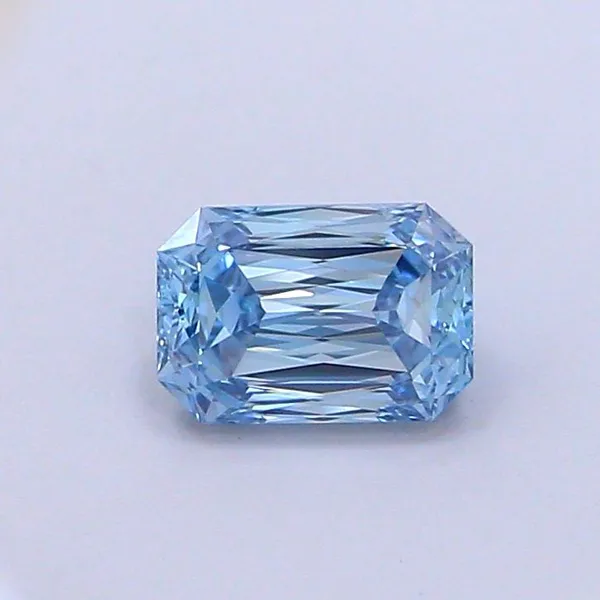 1ct RADIANT Fancy Intense Blue VVS2 Coloured Lab diamond