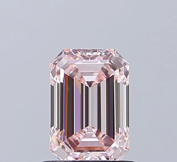1.05ct EMERALD Fancy Intense Pink VVS2 Coloured Lab diamond