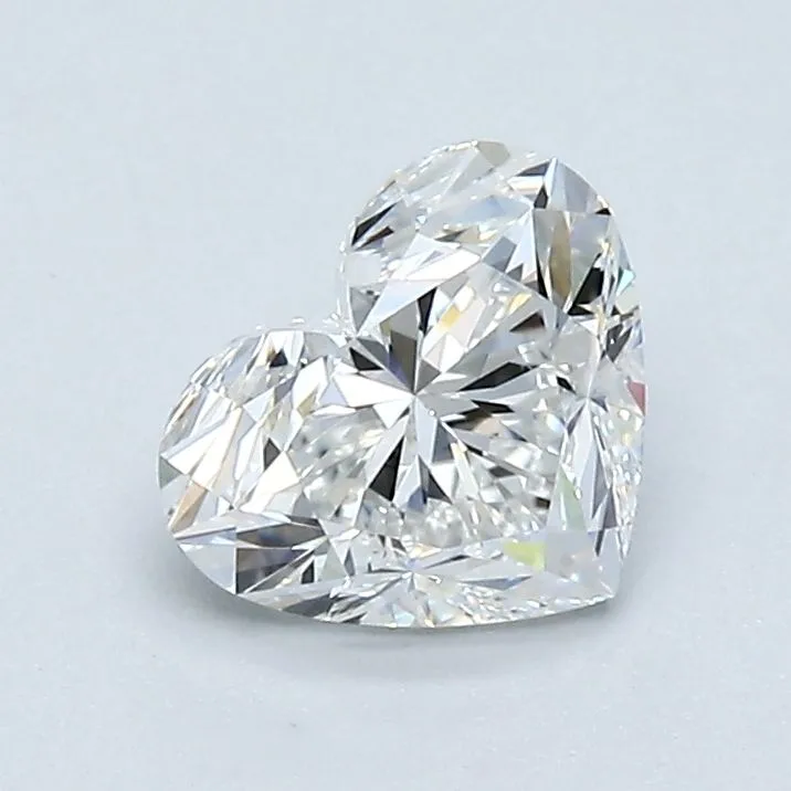 1.01ct HEART F VVS2 Natural diamond