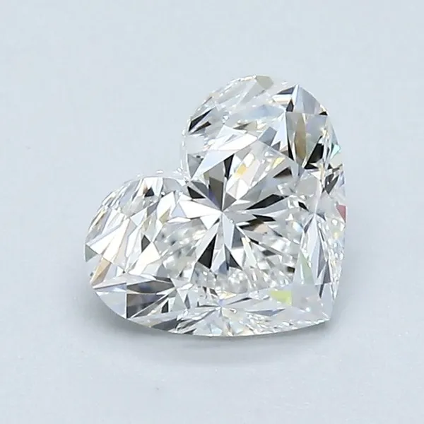 1.01ct HEART F VVS2 Natural diamond
