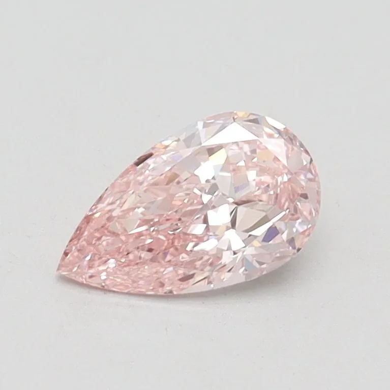0.53ct PEAR Fancy Pink VVS2 Coloured Lab diamond