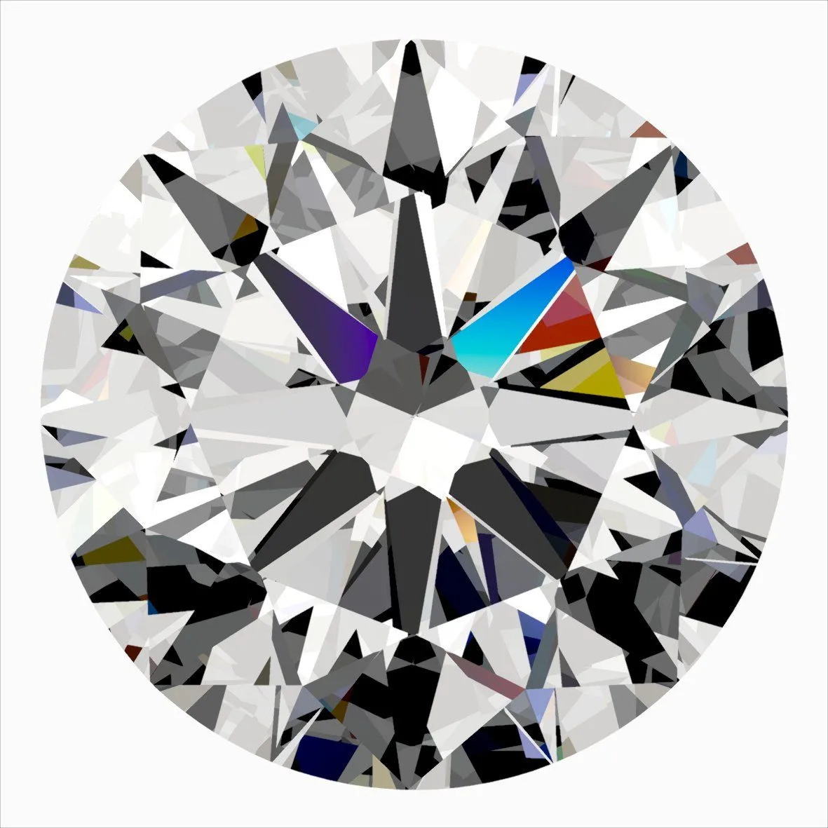 0.30ct ROUND H VS2 Natural diamond
