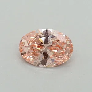 0.32ct OVAL Fancy Vivid Pink SI1 Coloured Lab diamond