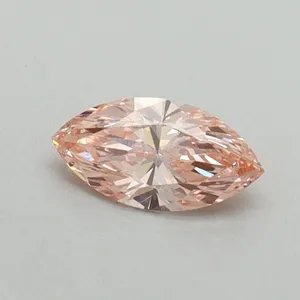 0.31ct MARQUISE Fancy Intense Pink VS2 Coloured Lab diamond