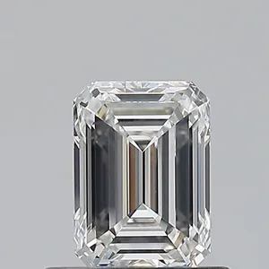 0.7ct EMERALD F VS1 Natural diamond
