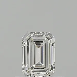 0.53ct EMERALD F VS2 Natural diamond