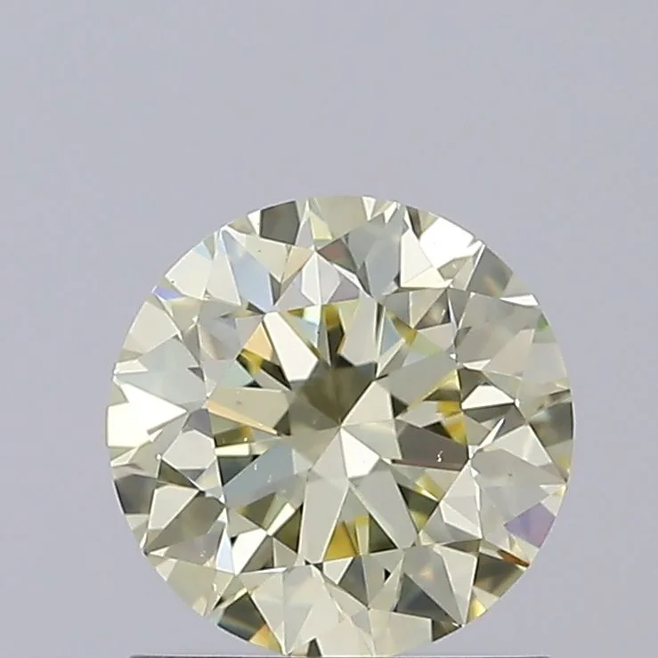 1.06ct ROUND Fancy Yellow VS1 Coloured Lab diamond