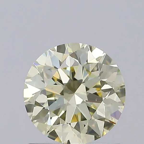 1.06ct ROUND Fancy Yellow VS1 Coloured Lab diamond