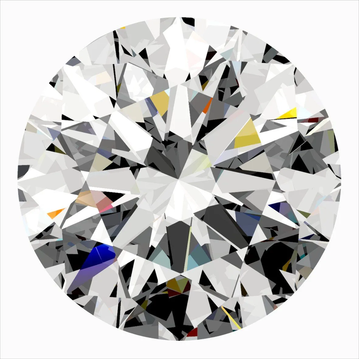 0.30ct ROUND F SI2 Natural diamond