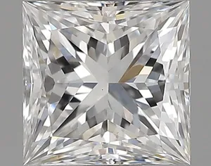 0.51ct PRINCESS F VS2 Natural diamond