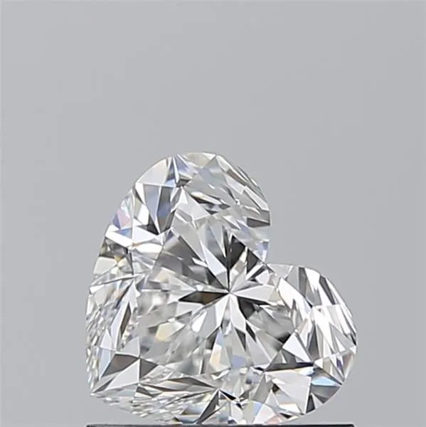 0.91ct HEART F VVS2 Natural diamond