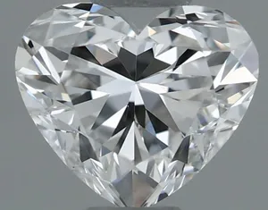 0.3ct HEART E VVS2 Natural diamond