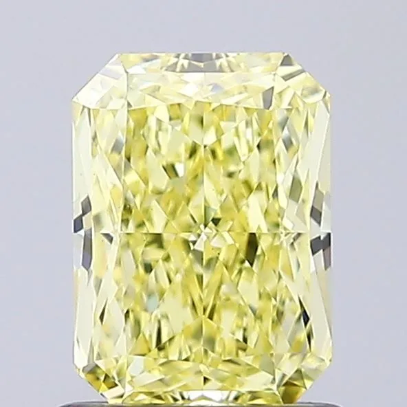 1.02ct RADIANT Fancy Intense Yellow VS1 Coloured Lab diamond