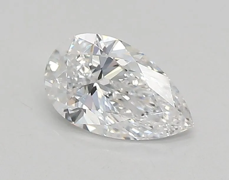 0.57ct PEAR D FL Lab Grown diamond