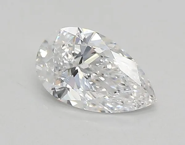 0.57ct PEAR D FL Lab diamond