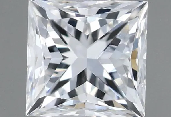 0.51ct PRINCESS D SI2 Natural diamond