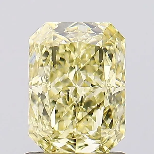 1.29ct RADIANT Fancy Intense Yellow VS2 Coloured Lab diamond