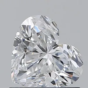 0.9ct HEART D VVS1 Natural diamond