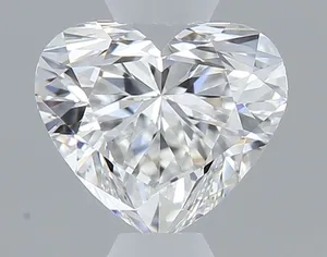 0.41ct HEART F IF Natural diamond