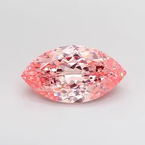 2.05ct MARQUISE Fancy Vivid Pink VVS2 Coloured Lab diamond