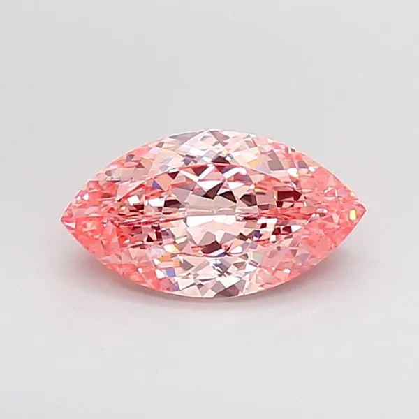 2.05ct MARQUISE Fancy Vivid Pink VVS2 Coloured Lab diamond