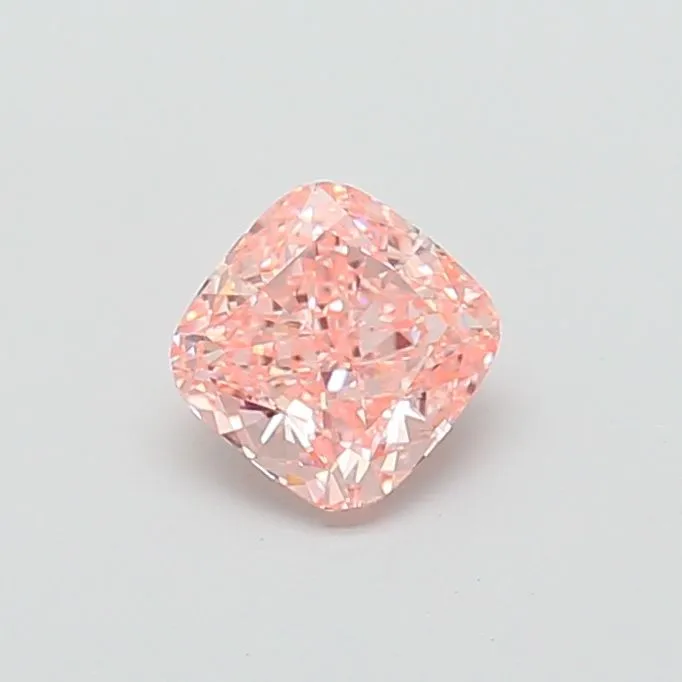 1.21ct CUSHION Fancy Vivid Pink VVS2 Coloured Lab diamond