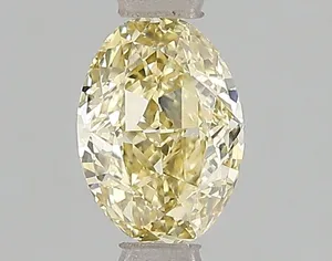 1.01ct OVAL Fancy Intense Yellow VS1 Coloured Lab diamond