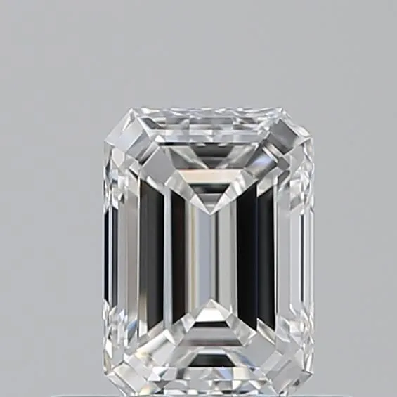 0.51ct EMERALD F VVS1 Natural diamond