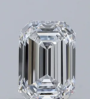 0.43ct EMERALD D VVS2 Natural diamond