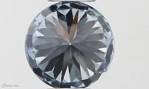 0.3ct ROUND Fancy Intense Blue VS2 Coloured Lab diamond