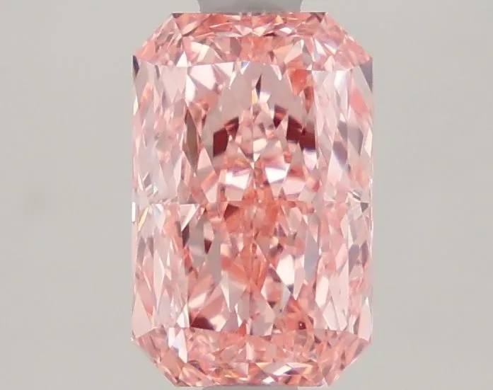 1.40ct RADIANT Fancy Vivid Pink VVS1 Coloured Lab diamond