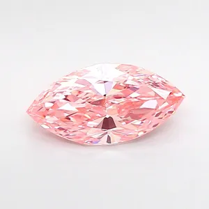 1.05ct MARQUISE Fancy Vivid Pink VVS1 Coloured Lab diamond