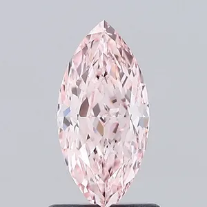 1.3ct MARQUISE Fancy Vivid Pink VS1 Coloured Lab diamond