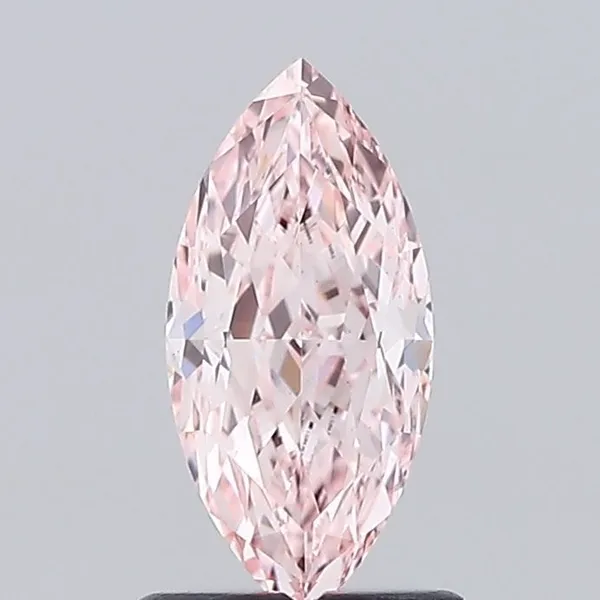 1.3ct MARQUISE Fancy Vivid Pink VS1 Coloured Lab diamond