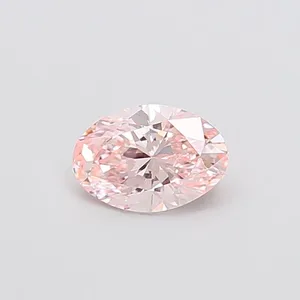 1.02ct OVAL Fancy Intense Pink VVS2 Coloured Lab diamond