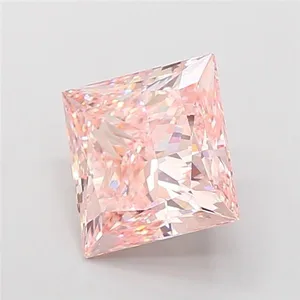 8.07ct PRINCESS Fancy Intense Pink VS1 Coloured Lab diamond