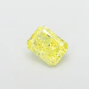 1.02ct RADIANT Fancy Intense Yellow VS1 Coloured Lab diamond