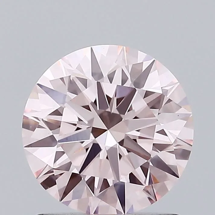1.19ct ROUND Fancy Intense Pink VS1 Coloured Lab diamond