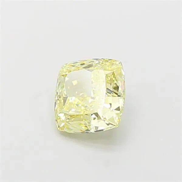 1.07ct CUSHION Fancy Yellow VVS2 Coloured Lab diamond