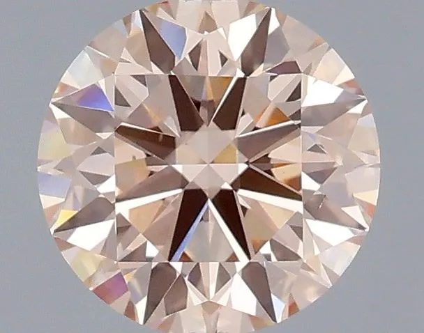 1.00ct ROUND Fancy Intense Pink VS1 Coloured Lab diamond