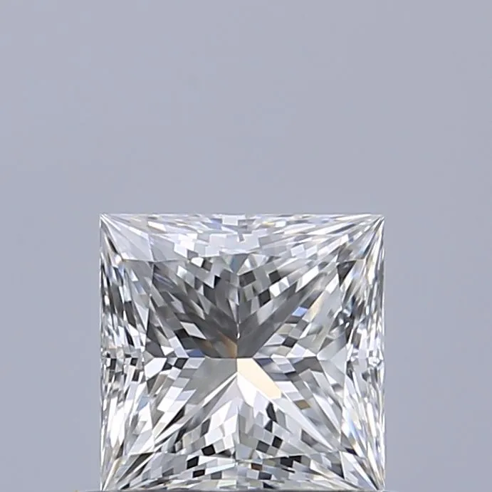 0.57ct PRINCESS E VVS2 Natural diamond