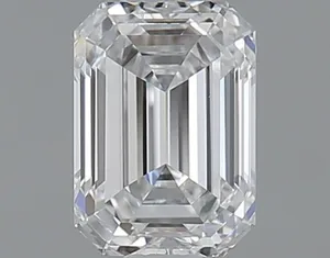 0.6ct EMERALD D VVS1 Natural diamond