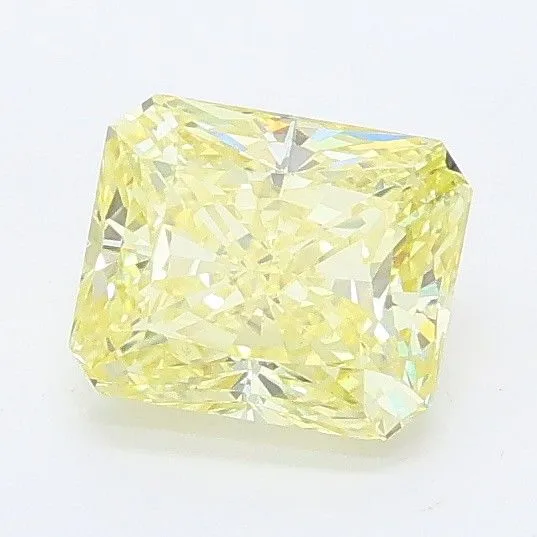 0.97ct RADIANT Fancy Yellow VS1 Coloured Lab diamond