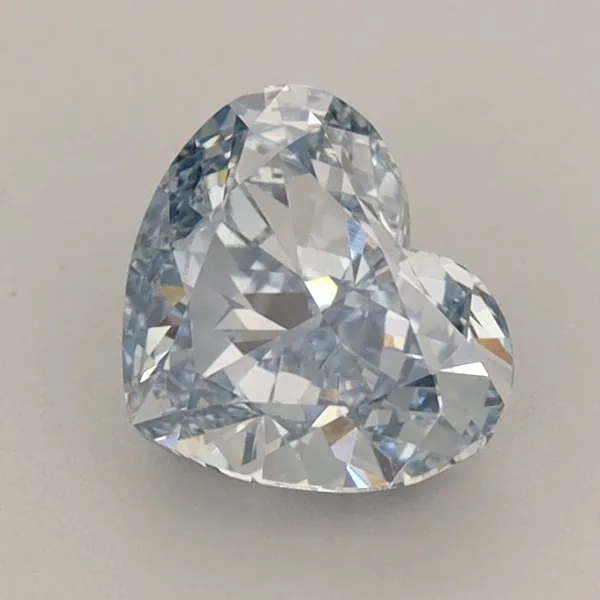 1.1ct HEART Fancy Intense Blue VS1 Coloured Lab diamond