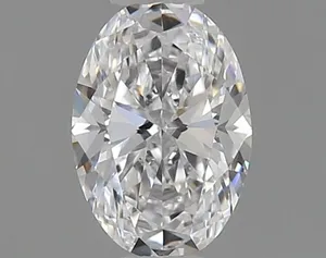 0.4ct OVAL D VVS2 Natural diamond
